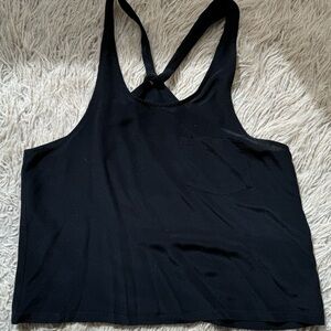 Silk sleeveless top with pocket from LF